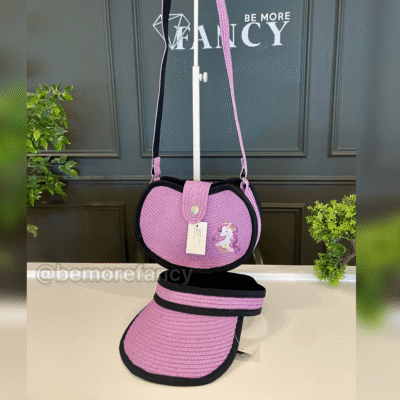 Set de Carterita y Visera playera para niñas Pk