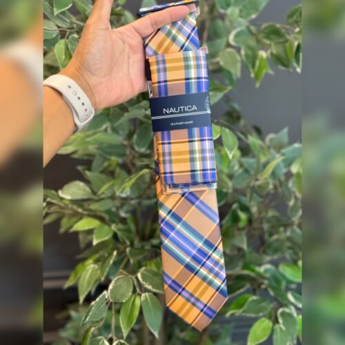 Set de Corbata y Pañuelo Nautica lkj