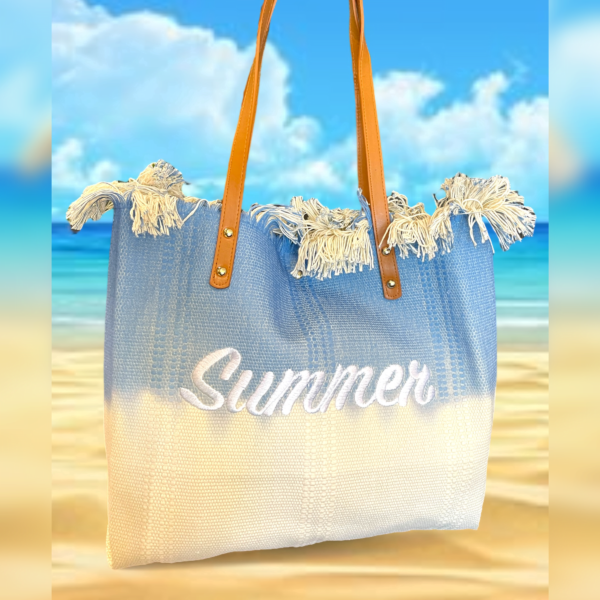 Bolso playero Flecos