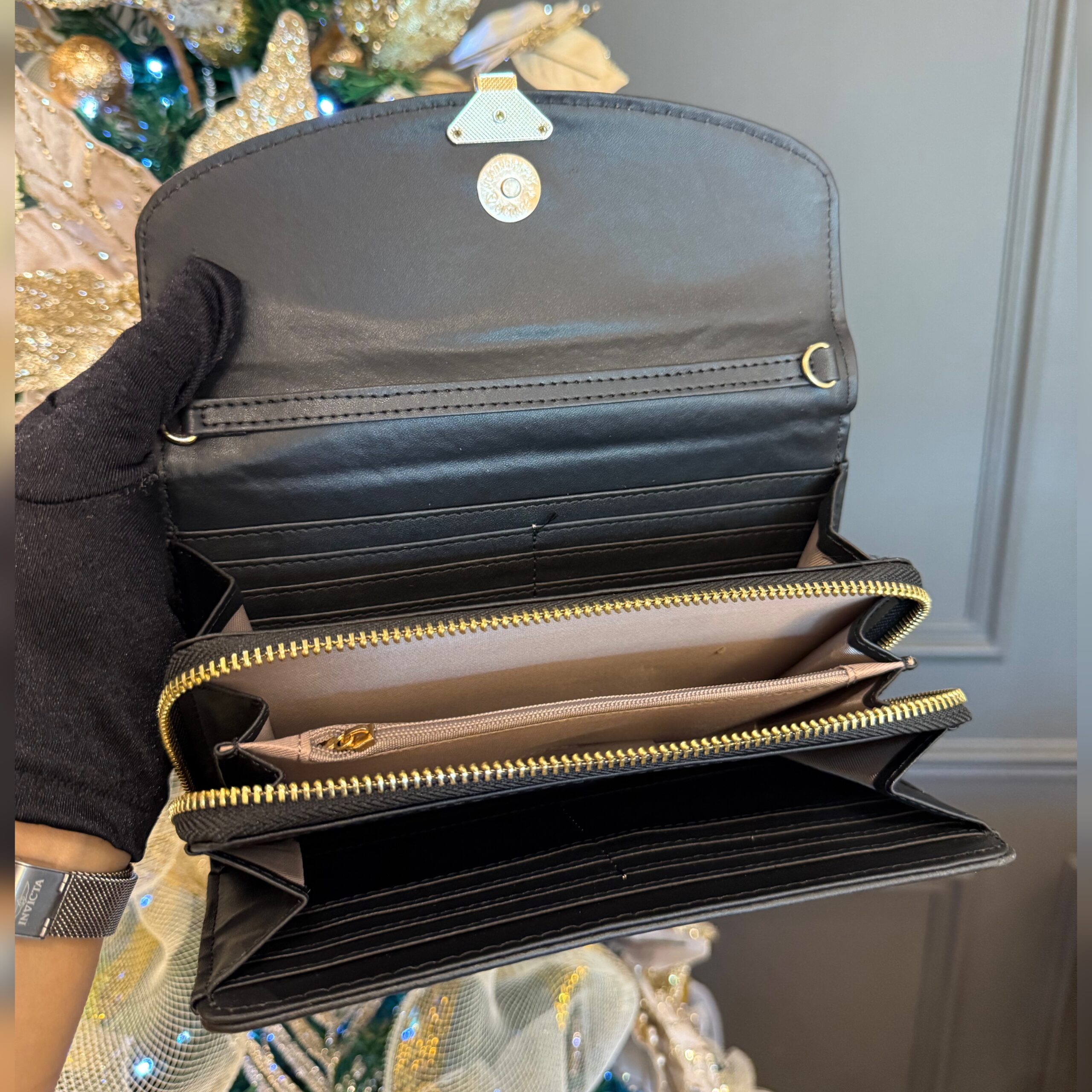 Monedero Con Tirantes BQ2094 Negra - Imagen 3