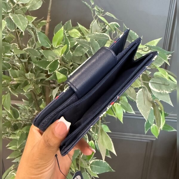 Monedero Nautica RFID 6plg Azul