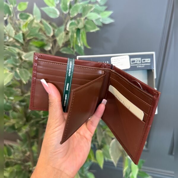 Billetera Perry Ellis Bifold Marron Sdc