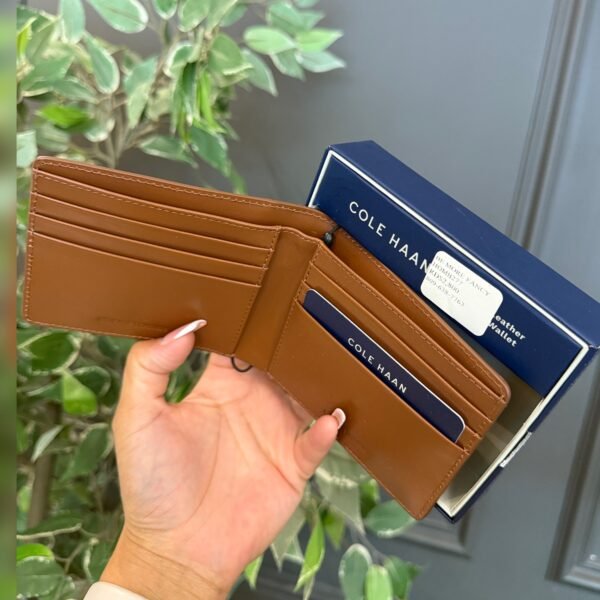 Billetera Cole Haan Bifold camel cds
